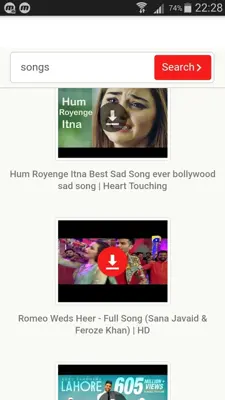 yt2de android App screenshot 1